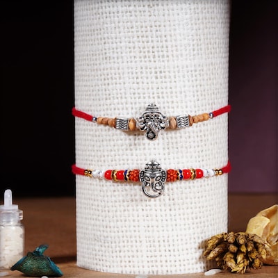 Precious Set of 2 Rakhi