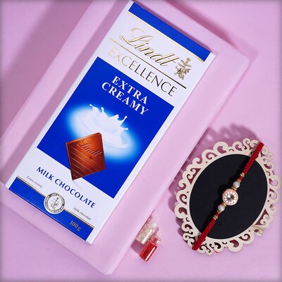 Rakhi with Lindt Chocolate