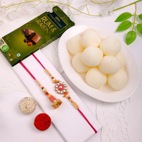 Buy Sweet Bond Bhaiya Bhabhi Rakhi Combo