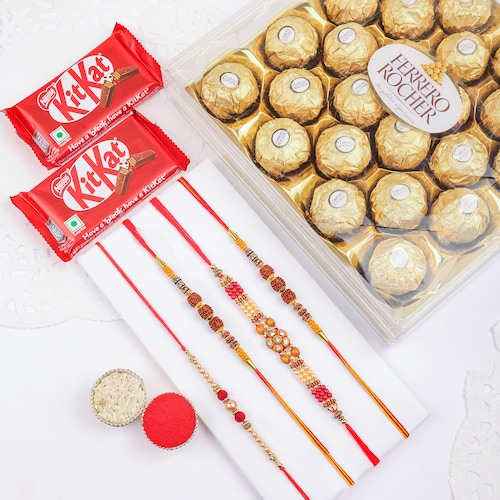 Buy Rakhi Extravaganza Chocolate Combo