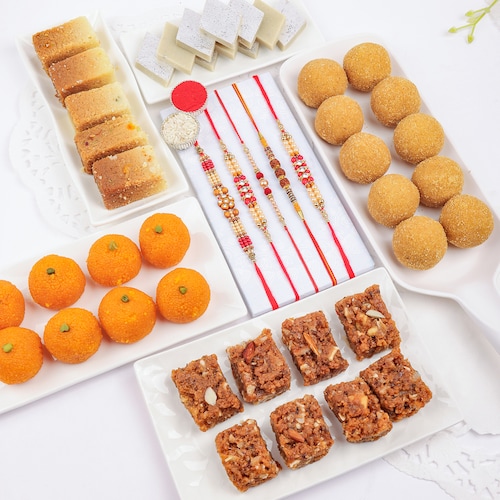 Buy Ultimate Rakhi Set with Classic Treats