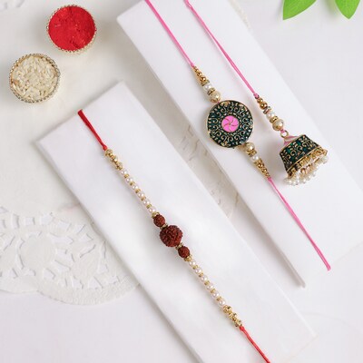 Unbelievable Royal Bhaiya Bhabhi Rakhi Combo