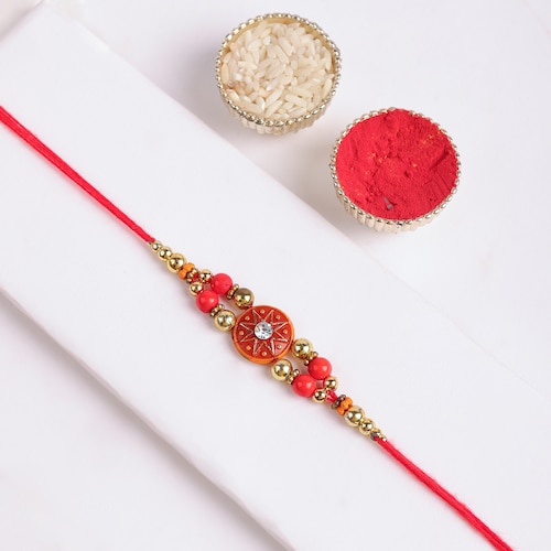 Buy Divine Kundan rakhi