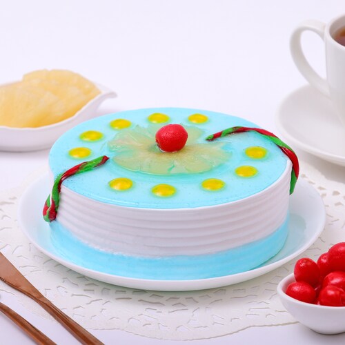 Buy Adorable Rakhi Pineapple Cake