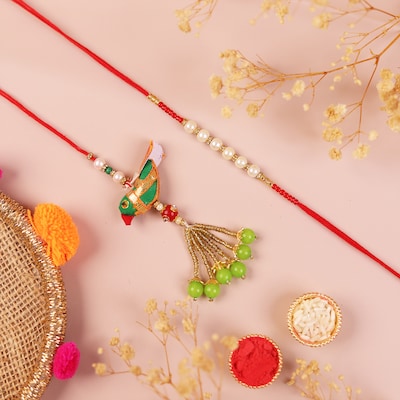 Bhaiya Bhabhi Pearl Rakhi