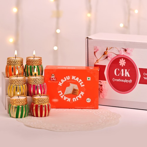 Buy Golden Glow and Sweets Gift Box