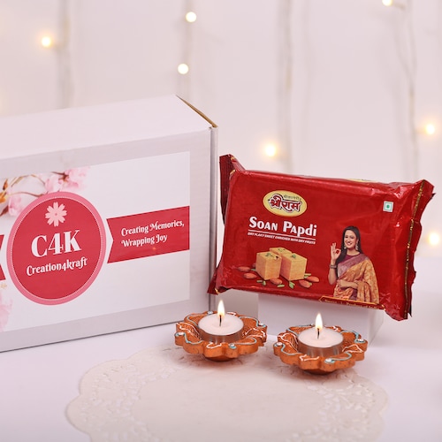 Buy Sona Papdi and Diwali Glow Combo