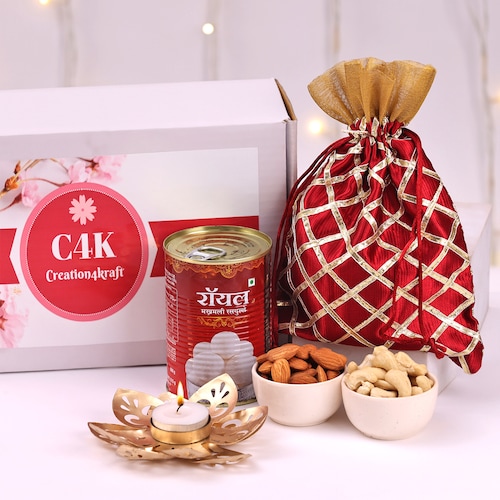 Buy Sweet and Nutty Glow Diwali Combo