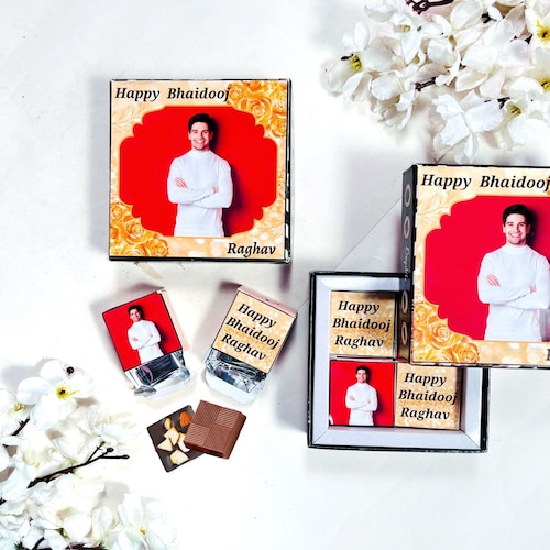 Buy Personalized Bhaidooj Chocolate Delight