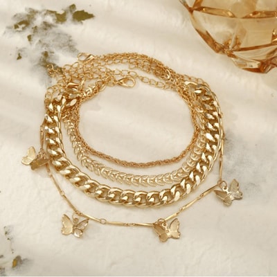 Golden Butterfly Harmony Bracelet