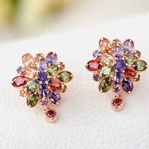 Buy Prismatic Sparkle Drop Earrings