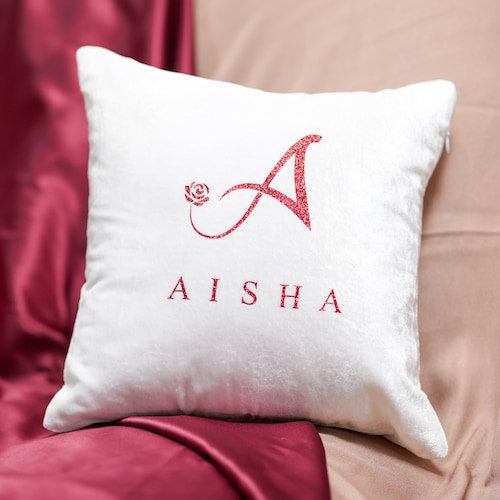 Buy Personalised Valentine Gift of Comfy Cushion