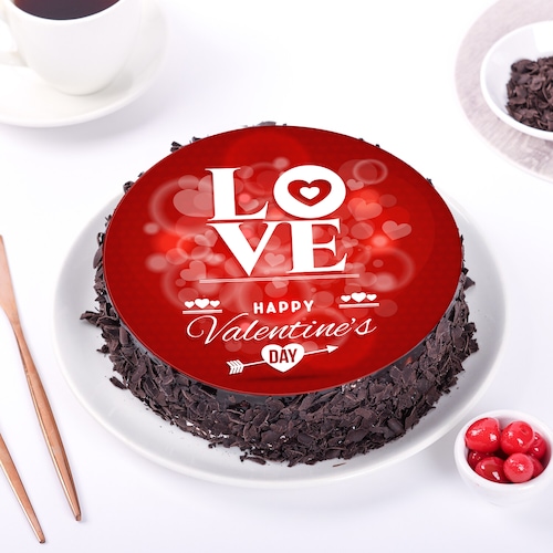 Buy Chocolate Truffle Valentine Cake