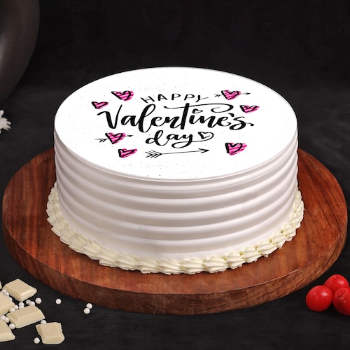 Buy Valentine Vanilla Cake