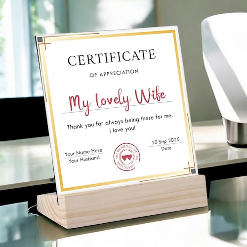 Buy Best Wife Award Gift Frame