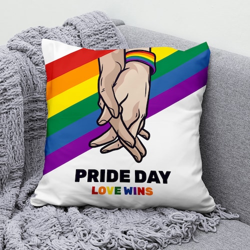 Buy Pride Day Valentine Cushion