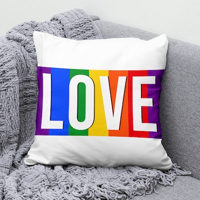 Spectrum Love Theme Valentine Cushion
