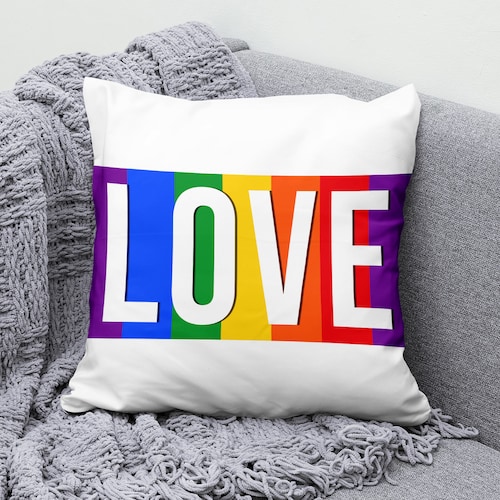 Buy Spectrum Love Theme Valentine Cushion