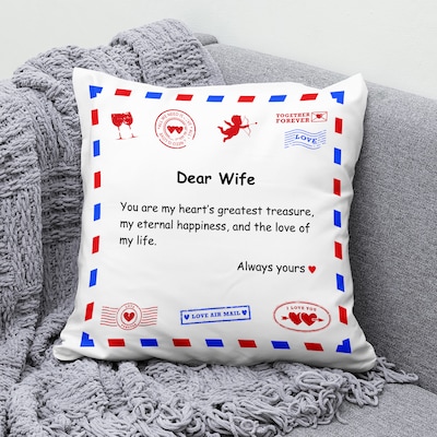 Wife Appreciation Cushion Gift