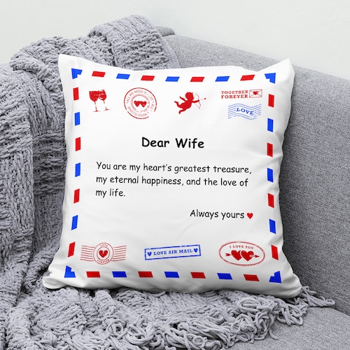 Buy Wife Appreciation Valentine Cushion Gift