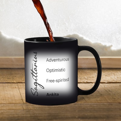 Personalised Zodiac Sign Valentines Mug