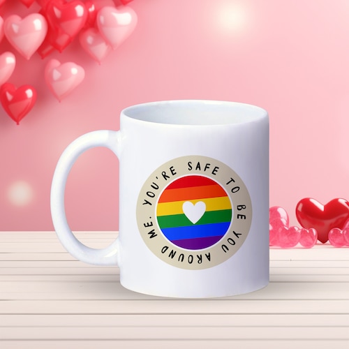 Buy Valentine Spectrum Heart Mug