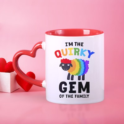 Quirky Family Gem Sweetheart Mug