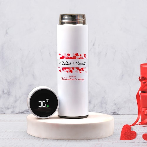 Buy Valentines Special Couple Temperature Bottle