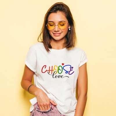 Valentines Choose Love Sober TShirt