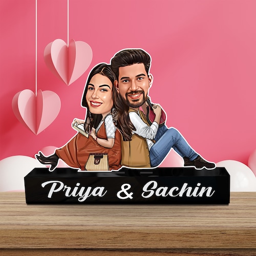 Buy Personalized Valentines Couple Caricature Gift