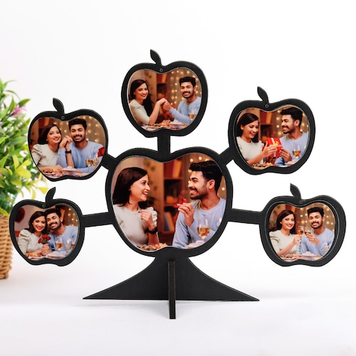 Buy Personalised Apple Shape Valentines Frame