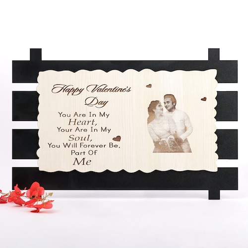 Buy Personalised Wooden Engraved Valentine Frame