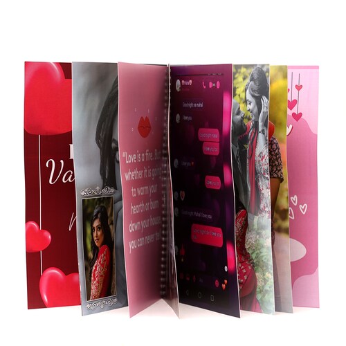 Valentines Day Personalized Photo Album | Winni.in