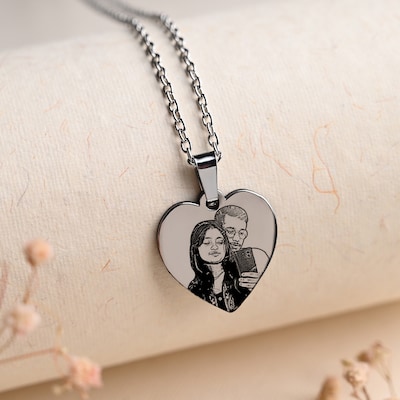 Personalized Eternal Heart Valentine Pendant