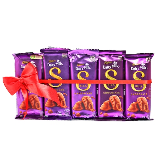 Buy 5 Dairy Milk Silk Chocolates