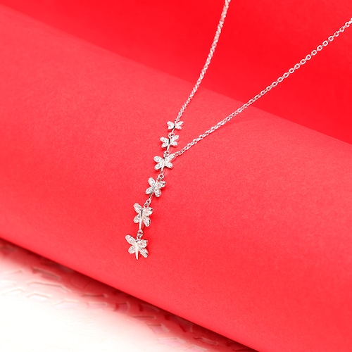 Buy Chain Flower Silver Pendant