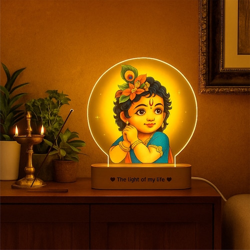 Buy Bal Krishna Led Photo Lamp