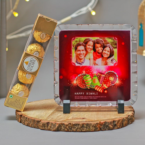 Buy Luxury Glow Frame and Chocolate Treat