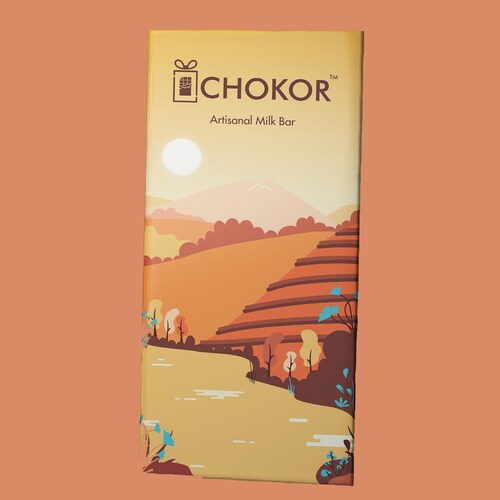 Buy Chokor Artisanal Milk Chocolate Bar 100 gm