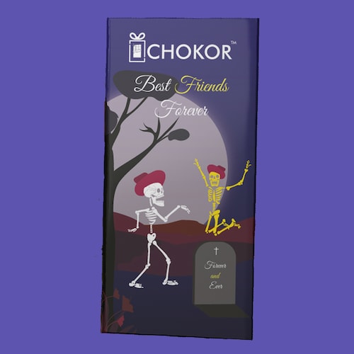 Buy Chokor Chocolate Bar For Best Friend Forever 100 gm