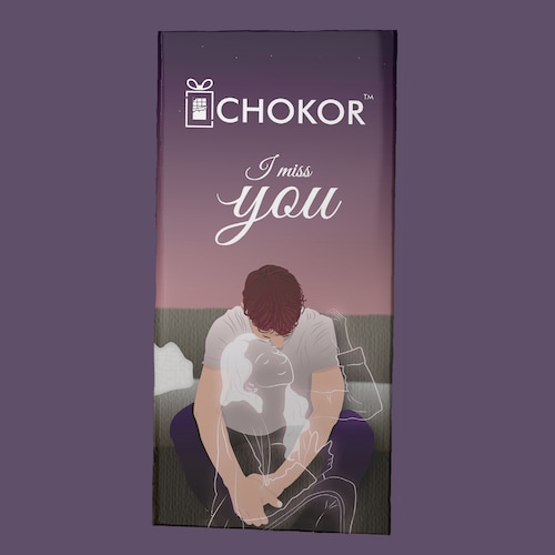 Buy Chokor I Miss You Chocolate Bar For Girl 100 gm