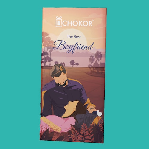 Buy Chokor Best Boyfriend Chocolate Bar 100 gm