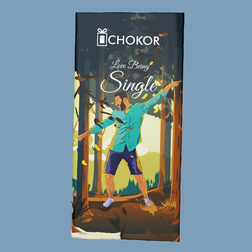 Buy Chokor Love Being Single Boy Chocolate Bar 100 gm