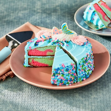 Freshness Guaranteed Color Blast Cake