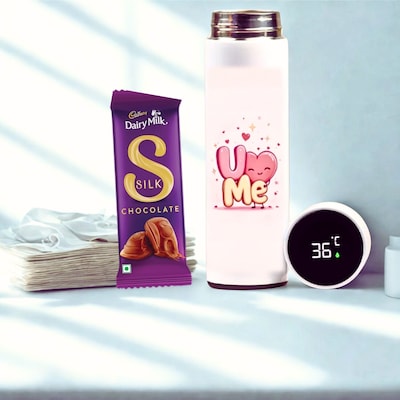 Sweet Combo of Bottle and Chocolate