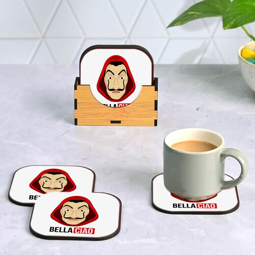 Buy Bella Ciao Theme Coaster Set
