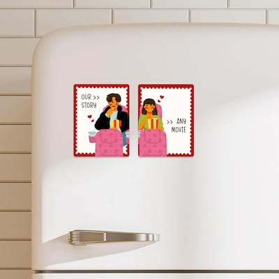 Our Story Any Movie Fridge Magnet Set