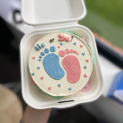 Little Steps Baby Shower Cake  300 Gm