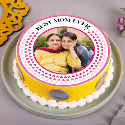 Personalised Best Mom Pineapple Cake