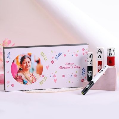 Personalized Chocolates Box with Self Care Essentials